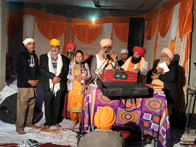 Sant event held at village Mubarakpur.